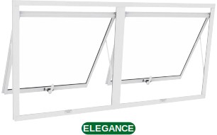 VITRÔ MAX-AR 2 SEÇÕES S/GRADE - BRANCO