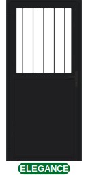 PORTA DE GIRO LAMBRIL POSTIGO 1 VIDRO - BLACK