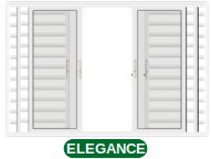 VENEZIANA 6 FOLHAS S/GRADE - BRANCO