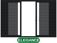 VENEZIANA 6 FOLHAS S/GRADE - BLACK