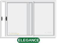 VITRÔ PANORÂMICO 2 FOLHAS S/GRADE - BRANCO