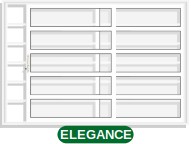 VITRÔ TRAVESSA 2 FOLHAS C/GRADE - BRANCO