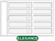 VITRÔ TRAVESSA 2 FOLHAS S/GRADE - BRANCO