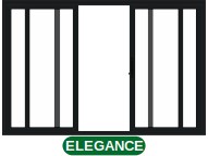 VITRÔ PANORÂMICO 4 FOLHAS S/GRADE - BLACK