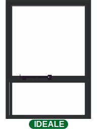 VITRÔ MAX-AR 2 SEÇÕES S/GRADE - BLACK