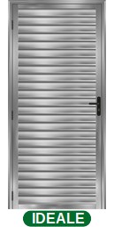 PORTA DE GIRO PALHETA C/VENTILAÇÃO - BRILHANTE