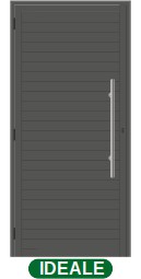 PORTA DE GIRO LAMBRIL S/FRISO C/PUXADOR - BLACK