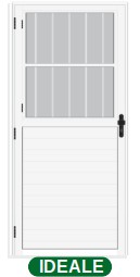 PORTA DE GIRO LAMBRIL POSTIGO 2 VIDROS - BRANCO