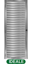 PORTA DE VESTIÁRIO PALHETA C/VENTILAÇÃO C/TRINCO - BRILHANTE