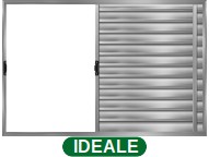 VENEZIANA 2 FOLHAS S/GRADE S/VIDRO - BRILHANTE