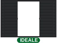 VENEZIANA 4 FOLHAS S/GRADE S/VIDRO - BLACK