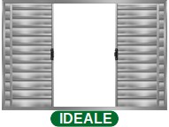 VENEZIANA 4 FOLHAS S/GRADE S/VIDRO - BRILHANTE