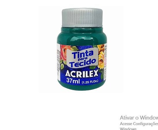 TINTA P/ TECIDO 37ML VERDE BANDEIRA