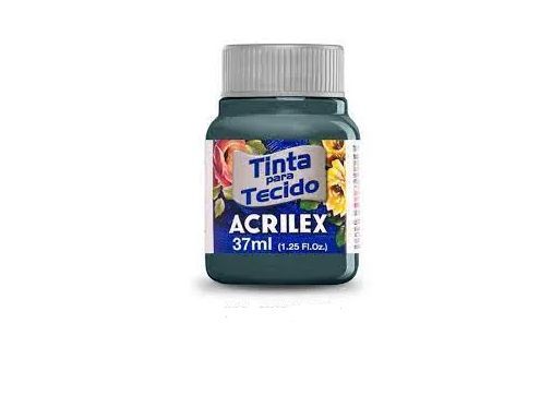 TINTA P/ TECIDO 37ML CINZA LUNAR