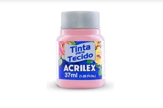TINTA P/ TECIDO 37ML ROSA CHA