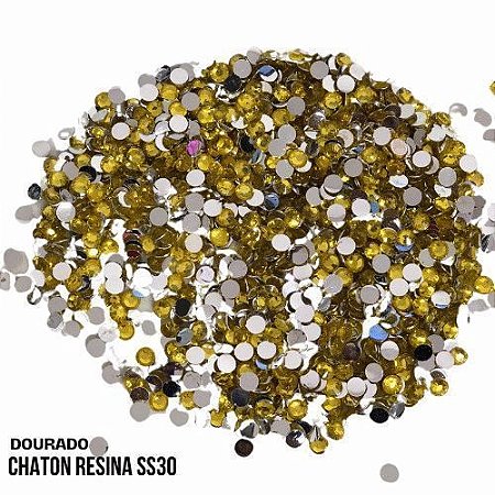 CHATON RESINA SS30 HBFM 2409 DOURADO 350GR
