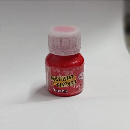 TINTA PARA ROSTO VERMELHO 35ML