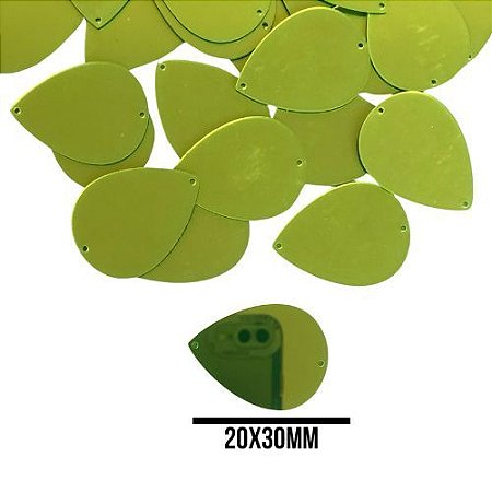 CHATON ACRILICO 30X40CM HBYL 2403 VERDE NEON 100PCS