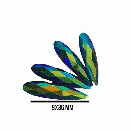 CHATON RESINA 9X36MM HBFM 2408 AZUL APROX. 85G