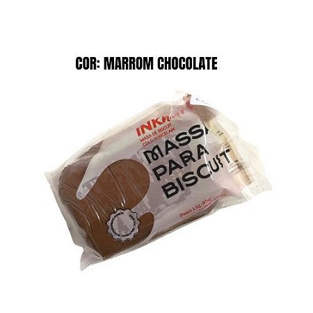 MASSA P/ BISCUIT 85GR COR MARROM CHOCOLATE