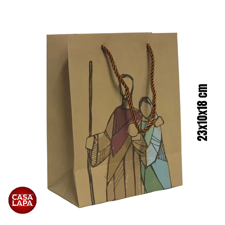SACOLA DE PAPEL SINO DE BELEM (BEGE) 90716-001