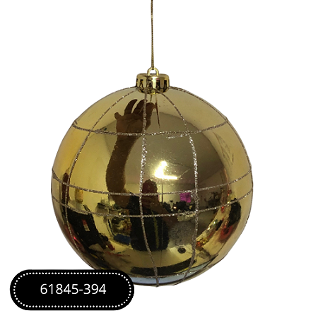 BOLAS NATALINAS METALIZADAS 15 CM