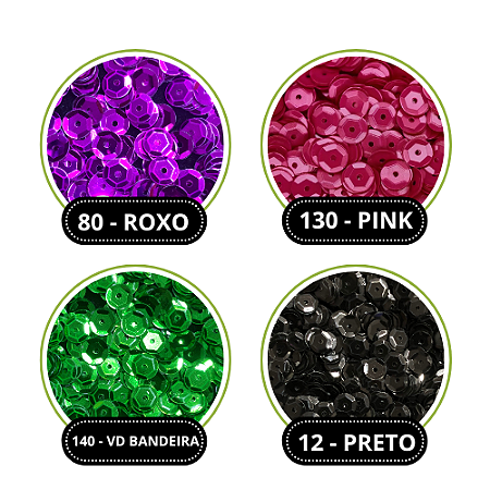 LANTEJOULA Nº08 METAL C/ 100G LANTECOR