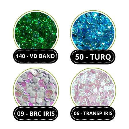 LANTEJOULA Nº10 HOLOGRAFICA C/ 100G LANTECOR