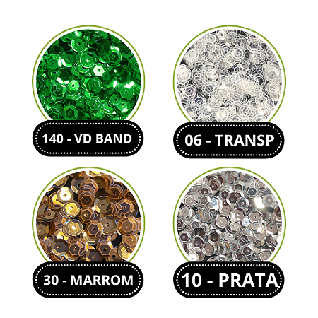 LANTEJOULA Nº14 METAL C/ 100G LANTECOR