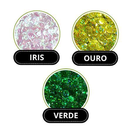 LANTEJOULA Nº06 HOLOGRÁFICA C/1000 UND