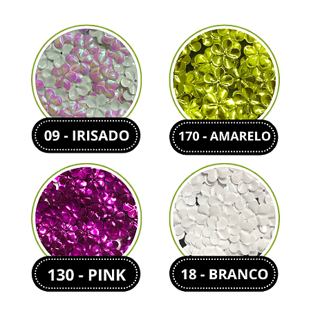 LANTEJOULA Nº101 FLOR METALIZADA C/1000 UND