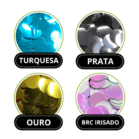 PAETÊ Nº18 METALIZADO C/1000 UND