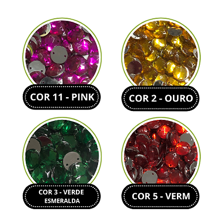 CHATON REDONDO 6 MM TAZ 003 C/ FURO