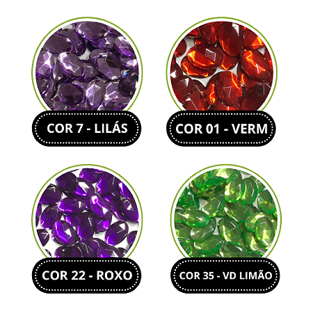 CHATON OVAL 18X25 MM C/ 200 UND