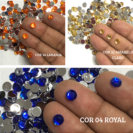 CHATON REDONDO 6 MM PARA COLAGEM C/ 10.000 UND