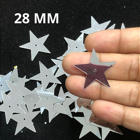 PAETE ESTRELA METALIZADO PAE 16 C/ 28 MM