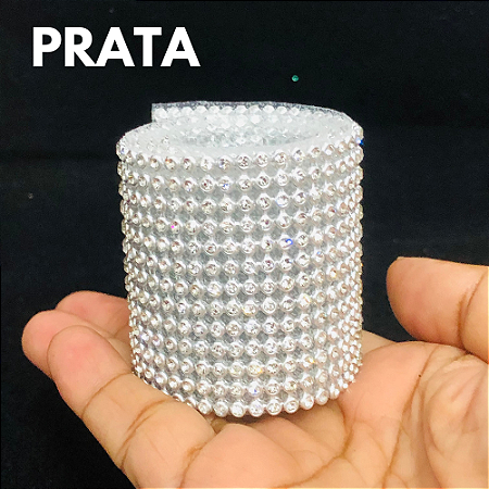 Manta de Strass 1 linha 5cm x 45cm