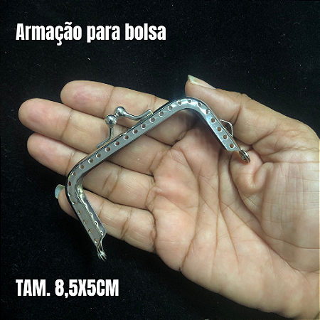 ARMAÇÃO DE BOLSA 8,5X5 CM
