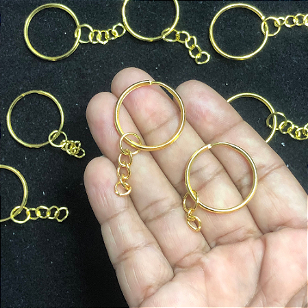 Argola para chaveiro CHA 24 P c/ 10 unidades