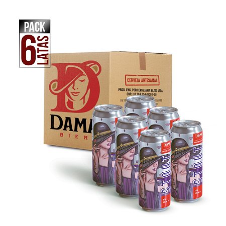 Dama Stout Lata 473ml - 6UN