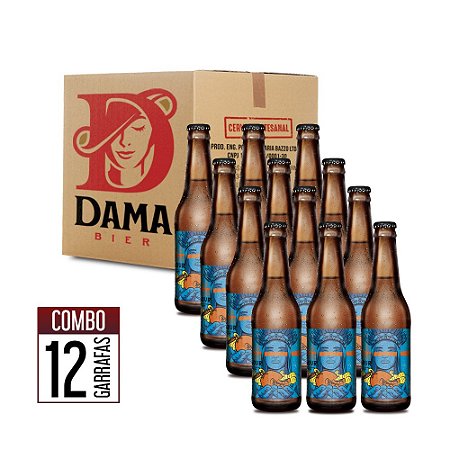 Dama Sour Tangerina com Gengibre - 355ml - 12 Unidades