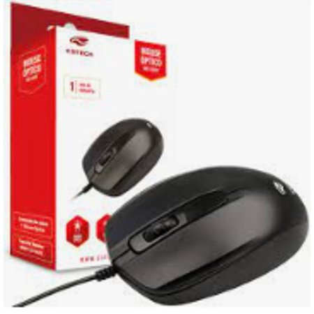 MOUSE C3 TECH MS-25BK USB 1000 DPI-PRETO