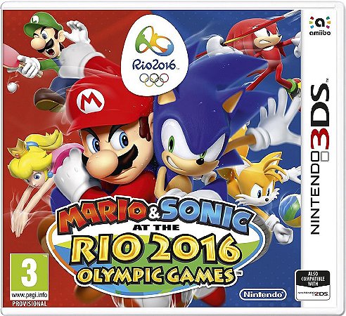 JOGO 3DS MARIO & SONIC AT THE RIO 2016 OLYMPIC GAMES