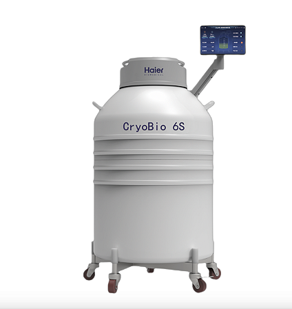 CRYOBIO 6S Novo Recipiente para até 2.000 amostras com Recarga Automática, Tela Interativa e Armazenamento em Fase Líquida ou Vapor