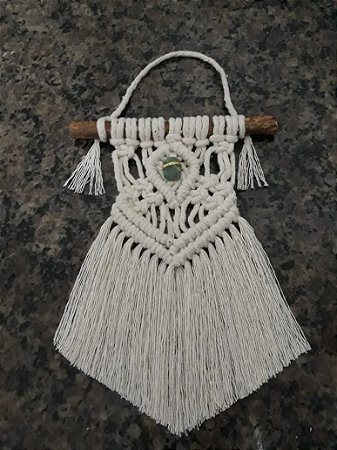 Mini Painel Macrame Cristal