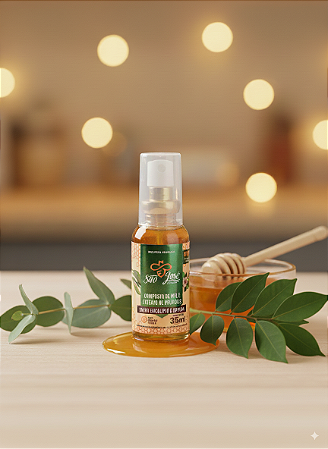 Spray de Mel com extrato de própolis sabor Eucalipto e Copaíba 35mL