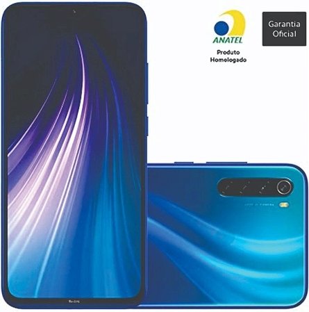 Smartphone Xiaomi Redmi Note 8 - Azul 64gb - imperio-mi