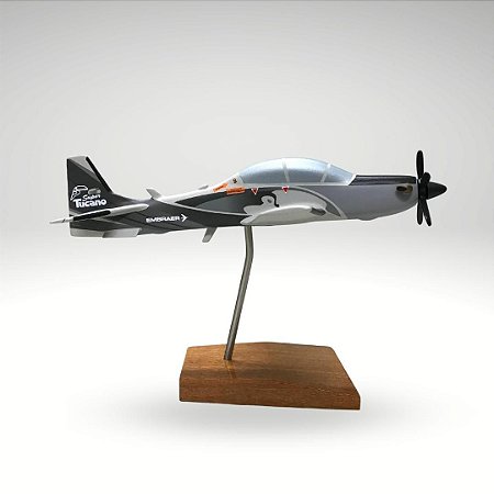 MAQUETE- SUPER TUCANO - (22 cm) - [1:50] - [PRODUTO SOB ENCOMENDA EM ATÉ 30 DIAS]