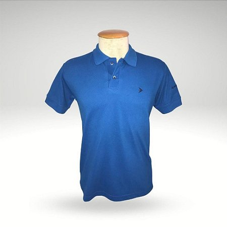 CAMISA POLO PIQUET - AZUL - COD EMBRAER 3731082