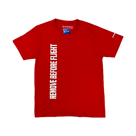 CAMISETA REMOVE BEFORE FLIGHT